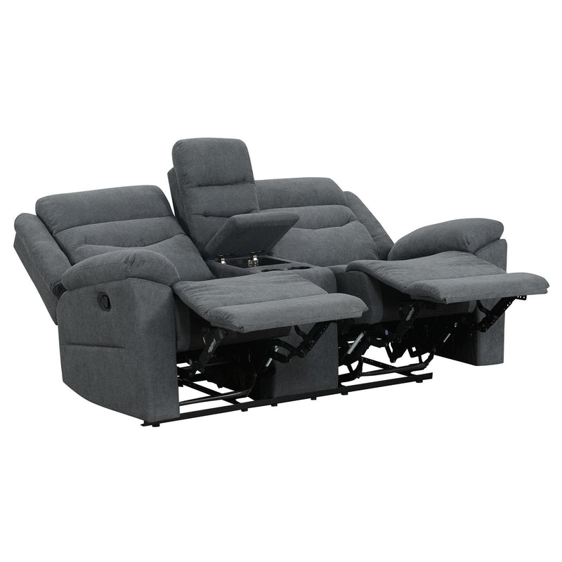 Steve Silver Furniture Chenango Reclining Fabric Loveseat CH900LDG IMAGE 4