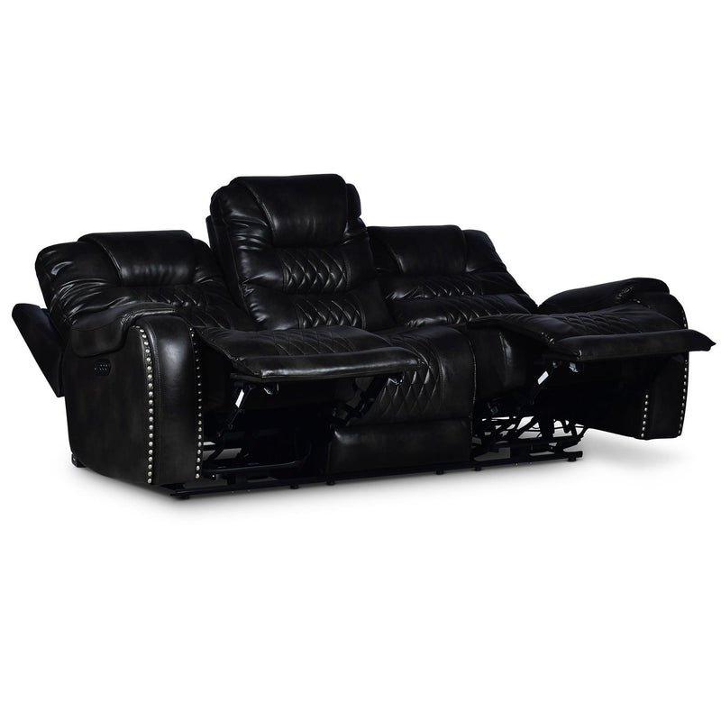 Steve Silver Furniture Park Avenue Power Reclining Polyurethane Sofa KA950SB IMAGE 4