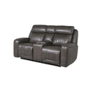 Steve Silver Furniture Avila Power Reclining Leather Loveseat AV850L IMAGE 2