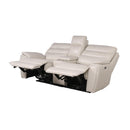 Steve Silver Furniture Duval Power Reclining Leather Loveseat with Console DU850L IMAGE 6