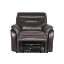 Steve Silver Furniture Fortuna Power Leather Recliner FT850CC IMAGE 2