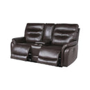 Steve Silver Furniture Fortuna Power Reclining Leather Loveseat with Console FT850LC IMAGE 5