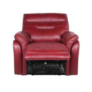 Steve Silver Furniture Fortuna Power Leather Recliner FT850CW IMAGE 3