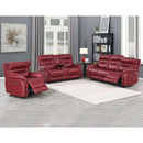 Steve Silver Furniture Fortuna Power Reclining Leather Loveseat with Console FT850LW IMAGE 7