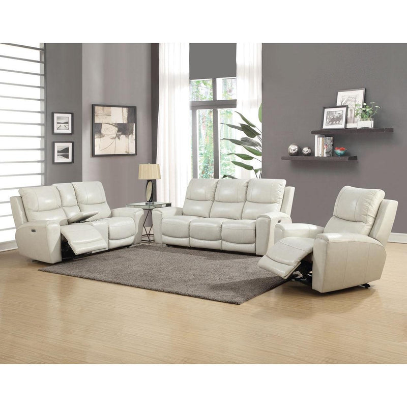 Steve Silver Furniture Laurel Power Reclining Leather Sofa LL950SI IMAGE 3