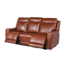 Steve Silver Furniture Natalia Power Reclining Leather Sofa NT850SC IMAGE 4