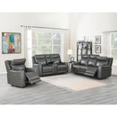 Steve Silver Furniture Natalia Power Reclining Leather/Polyurethane Loveseat NT850LS IMAGE 10