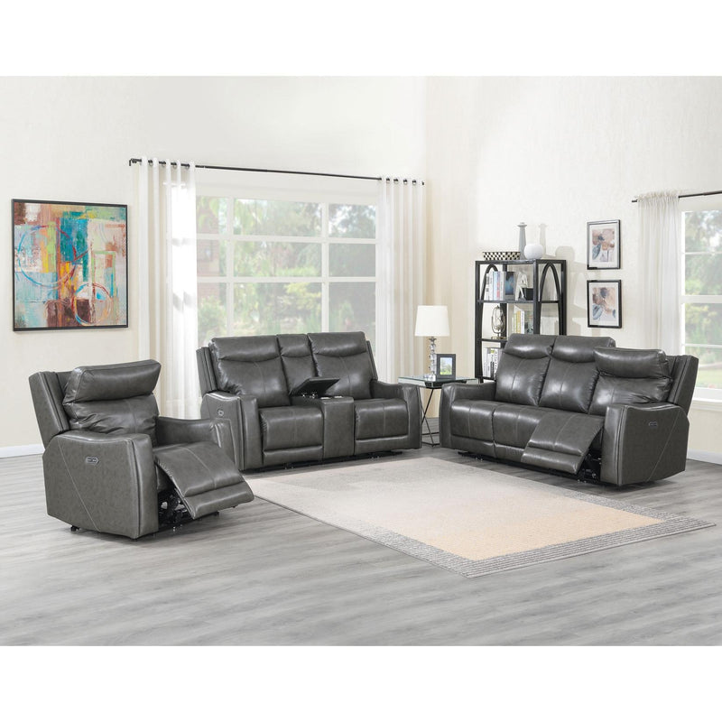 Steve Silver Furniture Natalia Power Reclining Leather/Polyurethane Loveseat NT850LS IMAGE 10