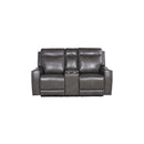 Steve Silver Furniture Natalia Power Reclining Leather/Polyurethane Loveseat NT850LS IMAGE 1