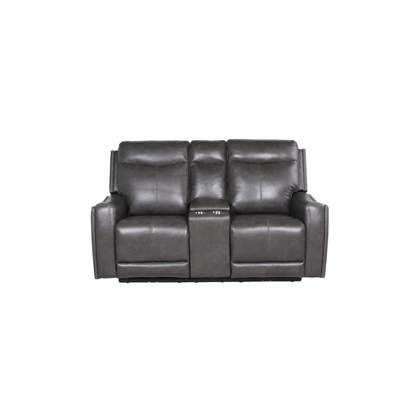 Steve Silver Furniture Natalia Power Reclining Leather/Polyurethane Loveseat NT850LS IMAGE 1