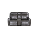 Steve Silver Furniture Natalia Power Reclining Leather/Polyurethane Loveseat NT850LS IMAGE 2