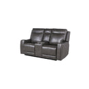 Steve Silver Furniture Natalia Power Reclining Leather/Polyurethane Loveseat NT850LS IMAGE 4