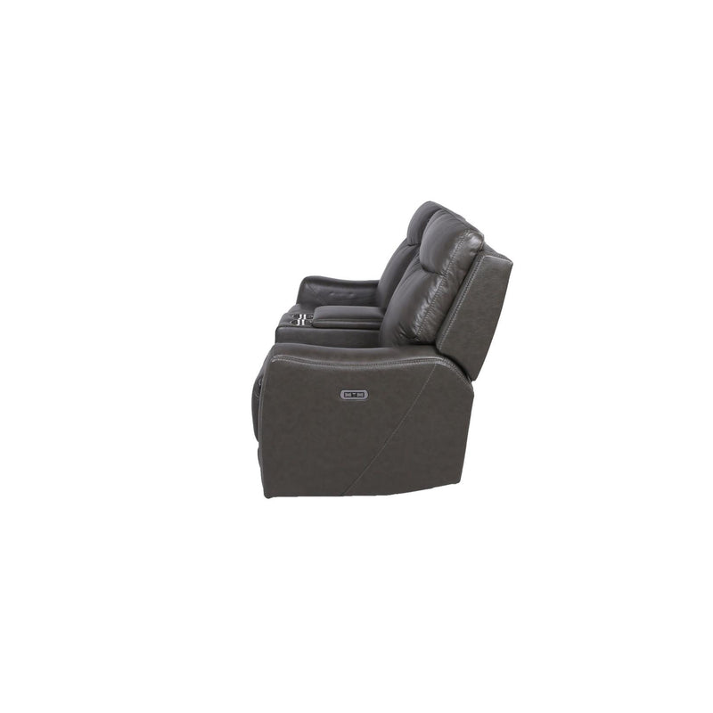 Steve Silver Furniture Natalia Power Reclining Leather/Polyurethane Loveseat NT850LS IMAGE 7