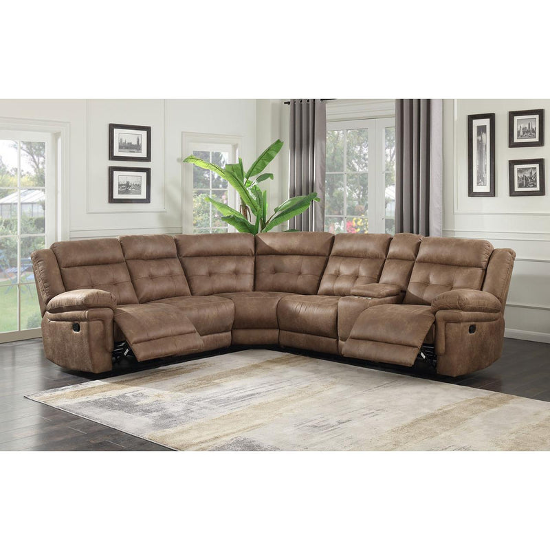 Steve Silver Furniture Anastasia Reclining Fabric 3 pc Sectional AT800LALC/AT800WEC/AT800RALC IMAGE 5