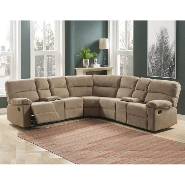 Steve Silver Furniture Conan Reclining Fabric 3 pc Sectional CN950LAL/CN950WE/CN950RAL IMAGE 1