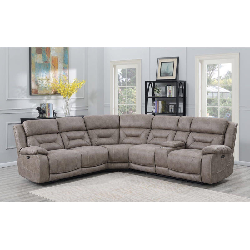 Steve Silver Furniture Aria Power Reclining Fabric 3 pc Sectional AA800LALS/AA800RALS/AA800WES IMAGE 4