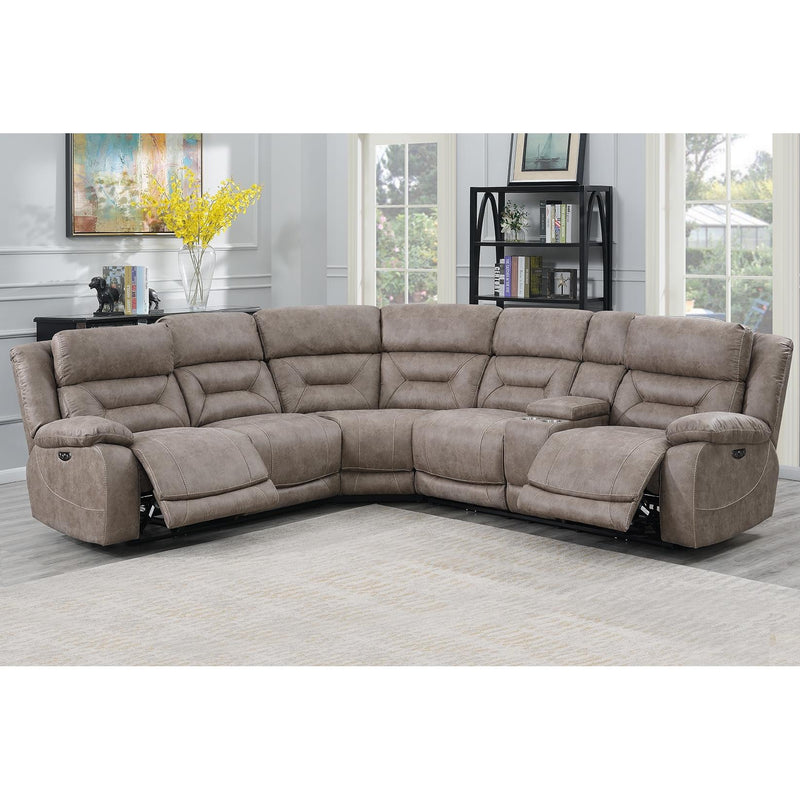 Steve Silver Furniture Aria Power Reclining Fabric 3 pc Sectional AA800LALS/AA800RALS/AA800WES IMAGE 5