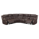 Steve Silver Furniture Aria Power Reclining Fabric 3 pc Sectional AA800LALBN/AA800RALBN/AA800WEBN IMAGE 2