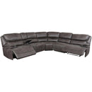 Steve Silver Furniture Plaza Power Reclining Fabric/Leather Look 6 pc Sectional ZA950AC/ZA950APR/ZA950C/ZA950LAPR/ZA950W/ZA950RAPR IMAGE 2