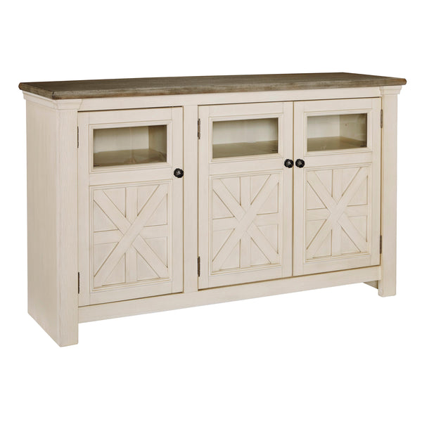  Signature Design by Ashley Bolanburg TV Stand with Cable Management W647-38 IMAGE 1