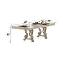 Acme Furniture Ragenardus 61280 Dining Table with Leaf IMAGE 3