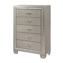  Elements International Platinum Youth 5-Drawer Kids Chest LT111CH IMAGE 1