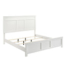 New Classic Furniture Andover B677W Queen Panel Bed - White IMAGE 2