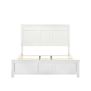 New Classic Furniture Andover B677W Queen Panel Bed - White IMAGE 3