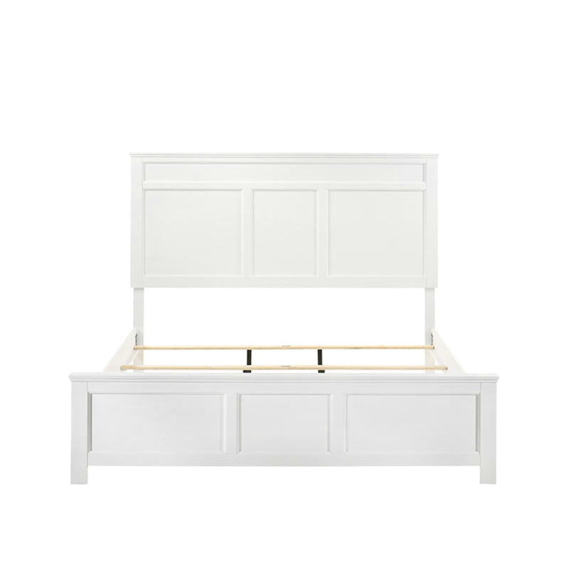 New Classic Furniture Andover B677W Queen Panel Bed - White IMAGE 3