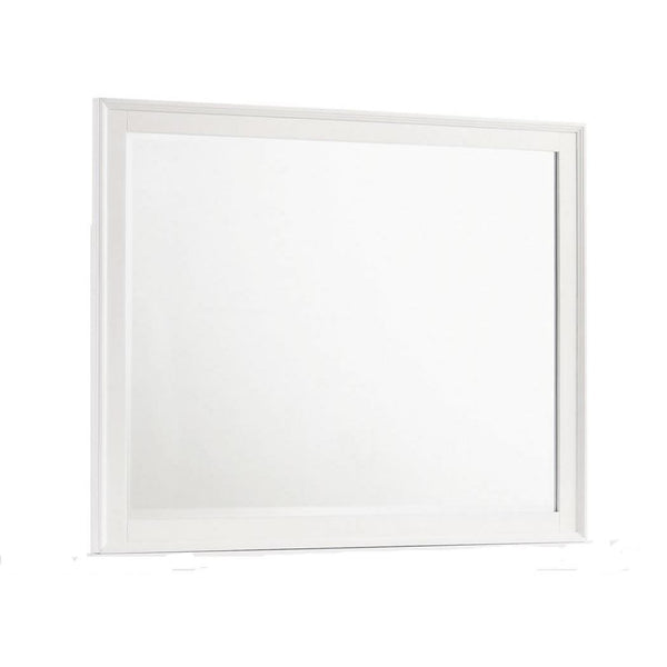 New Classic Furniture Andover B677W-060 Mirror - White IMAGE 1