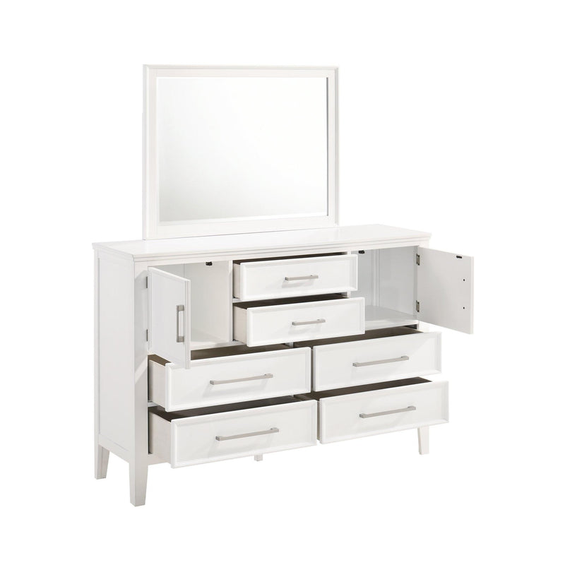New Classic Furniture Andover B677W-060 Mirror - White IMAGE 3