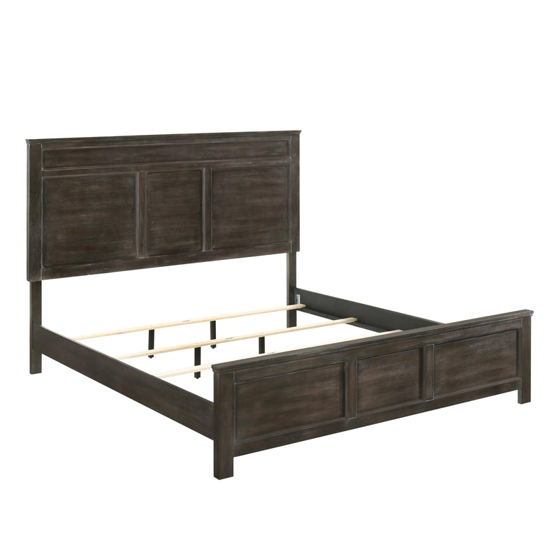 New Classic Furniture Andover B677B King Panel Bed - Nutmeg IMAGE 2