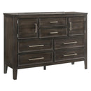 New Classic Furniture Andover B677B-050 Dresser - Nutmeg IMAGE 1