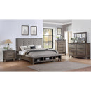 New Classic Furniture Cagney B594G Queen Upholstered Bed - Vintage Gray IMAGE 4