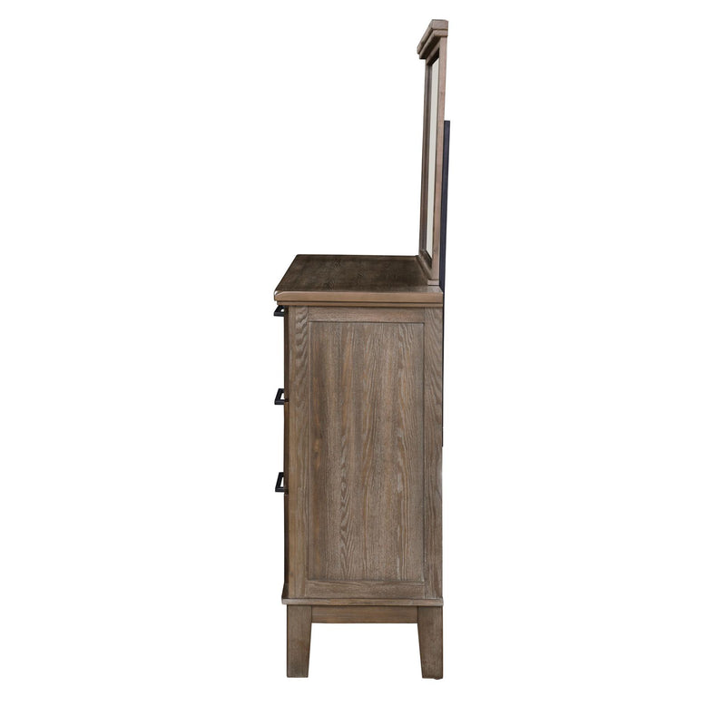 New Classic Furniture Cagney B594G-050 Dresser - Vintage Gray IMAGE 5