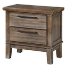 New Classic Furniture Cagney B594G-040 Nightstand - Vintage Gray IMAGE 2