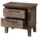 New Classic Furniture Cagney B594G-040 Nightstand - Vintage Gray IMAGE 4