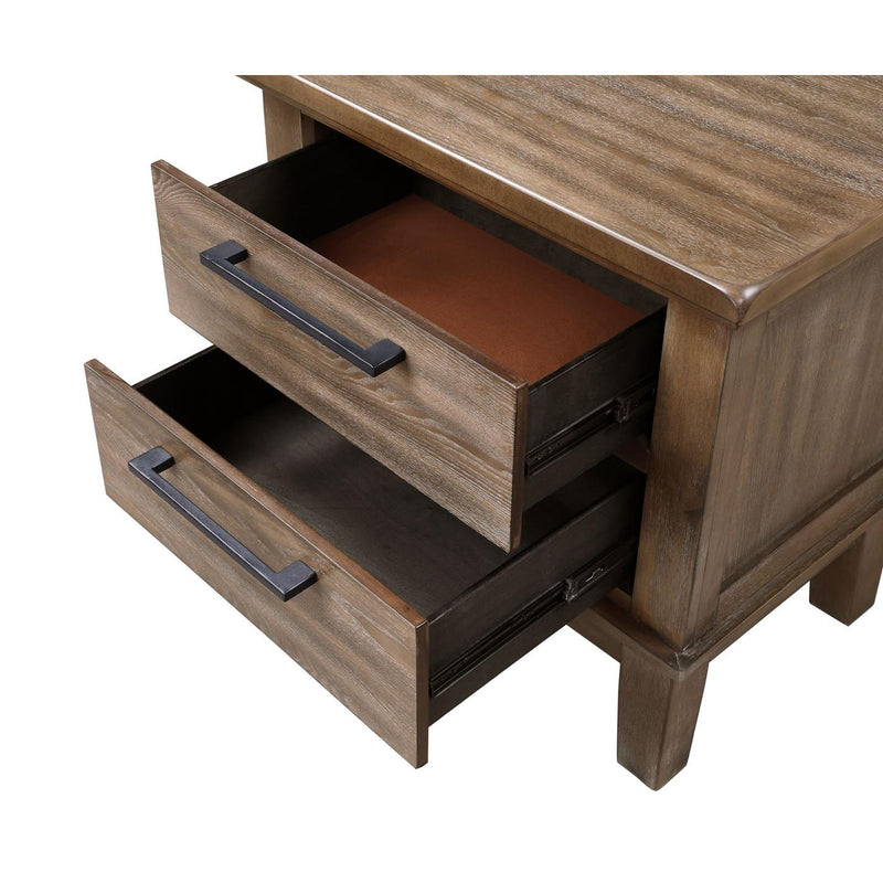 New Classic Furniture Cagney B594G-040 Nightstand - Vintage Gray IMAGE 5