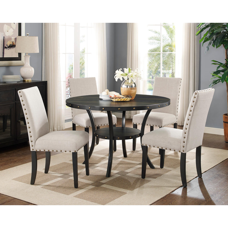 New Classic Furniture Crispin D162-DT-SMK Dining Table - Smoke IMAGE 5