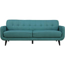  Elements International Hadley UHD087300NP Sofa - Heirloom Teal IMAGE 2