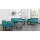  Elements International Hadley UHD087300NP Sofa - Heirloom Teal IMAGE 5