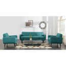  Elements International Hadley UHD087100 Chair - Heirloom Teal IMAGE 3