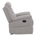 Steve Silver Furniture Chenango Glider Fabric Recliner CH900CLG IMAGE 2