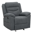 Steve Silver Furniture Chenango Glider Fabric Recliner CH900CDG IMAGE 5