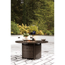  Signature Design by Ashley Paradise Trail P750-776 Round Fire Pit Table IMAGE 7