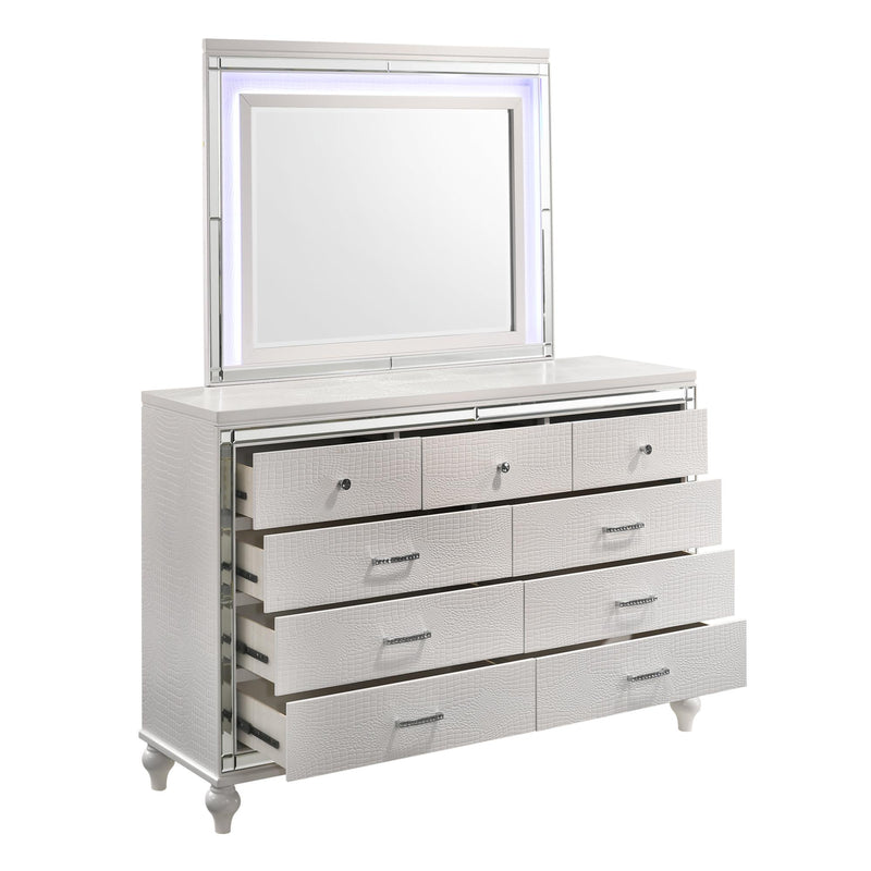 New Classic Furniture Valentino BA9698W Dresser - White IMAGE 4