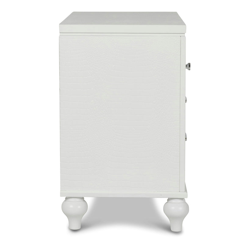 New Classic Furniture Valentino BA9698W Nightstand - White IMAGE 4