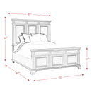  Elements International Calloway CY700QB Queen Panel Bed IMAGE 8