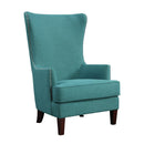  Elements International Kori Accent Chair - Heirloom Teal IMAGE 1