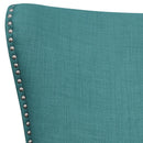  Elements International Kori Accent Chair - Heirloom Teal IMAGE 4